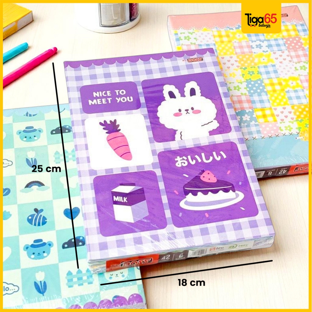 

[Whispers] (1PACK) Buku Tulis BIGBOSS 42 Lembar Uk Kwarto / Buku Tulis BIGBOSS 42 Lembar (6PCS/PACK)
