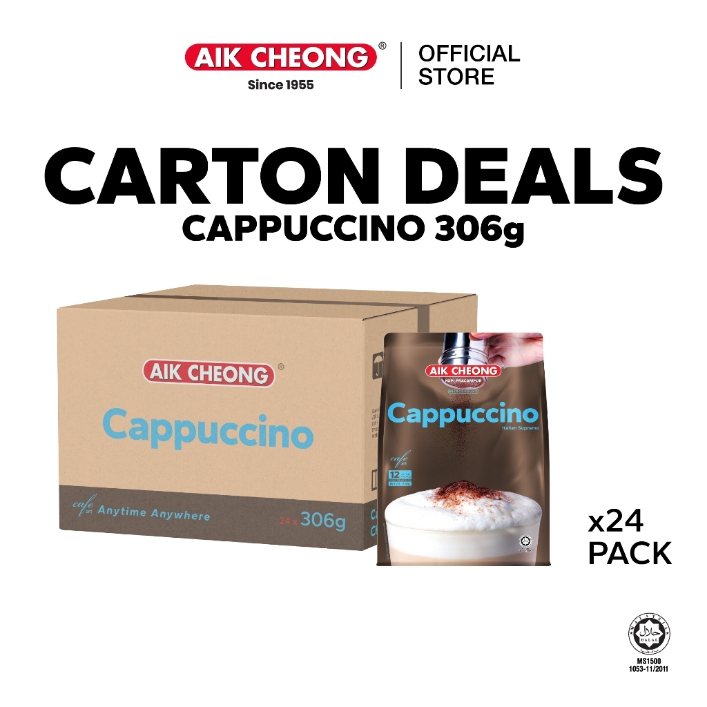 

[1 Carton] Aik Cheong Cappucino Cafeart Carton Deals - 24 Packs