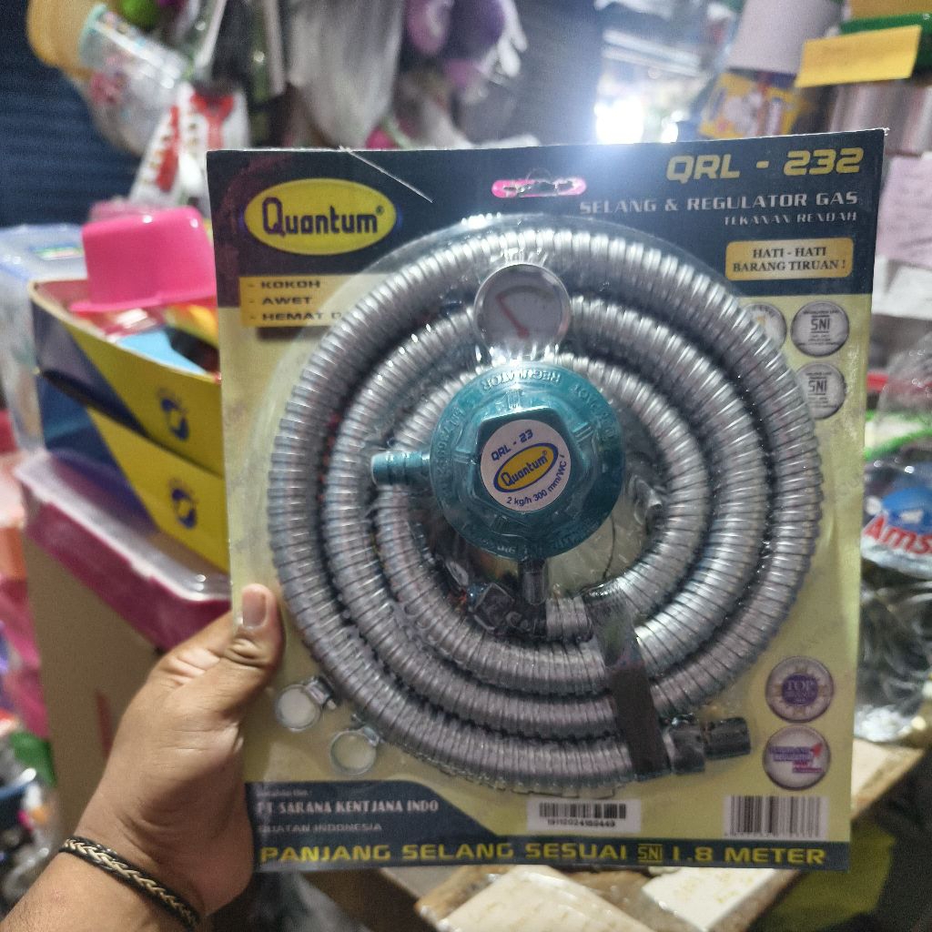 selang quantum / regulator gas /regulator quantum