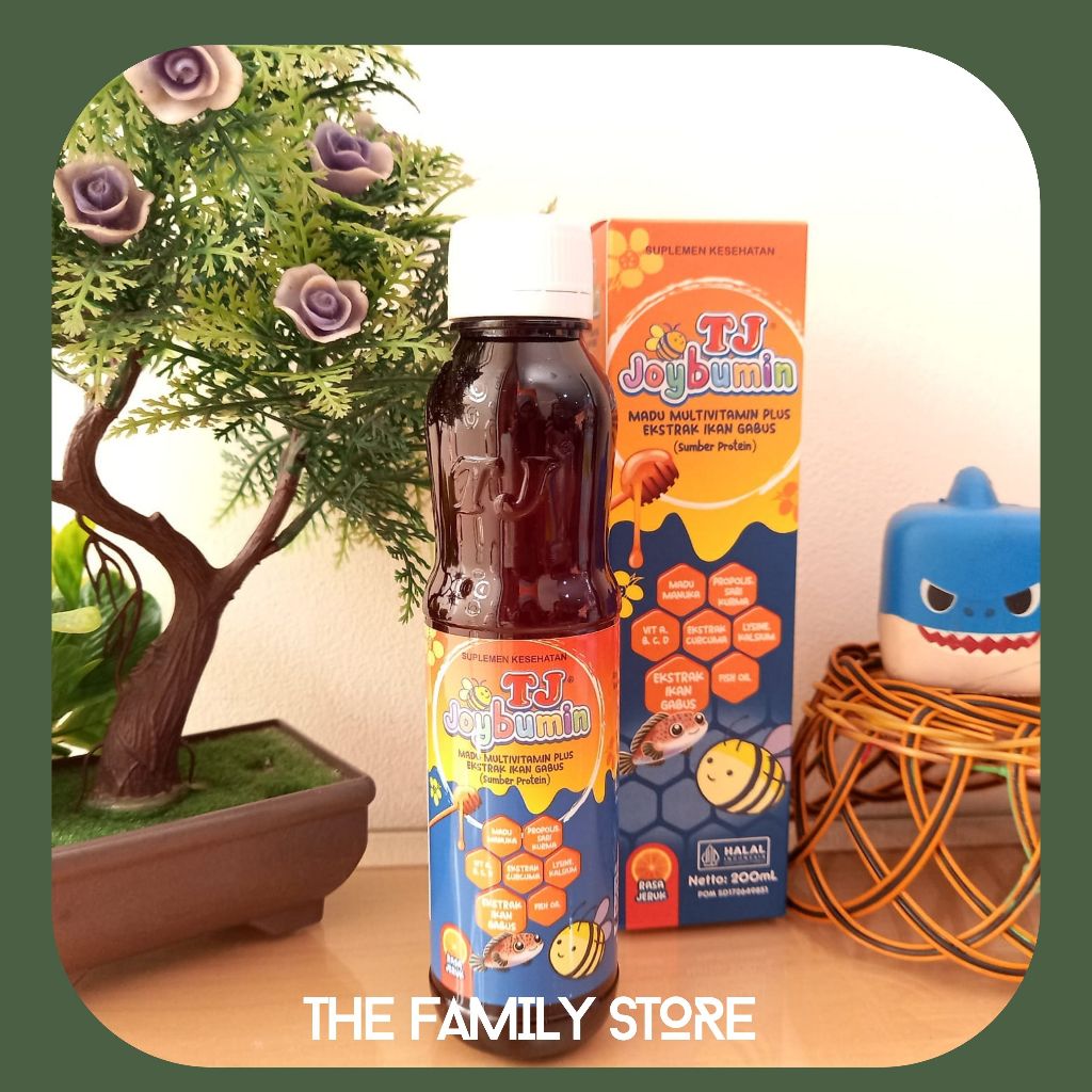

TJ Joybumin 200ml /Membantu Memperbaiki Nafsu Makan Anak/Madu Multivitamin Plus Ekstrak Ikan Gabus