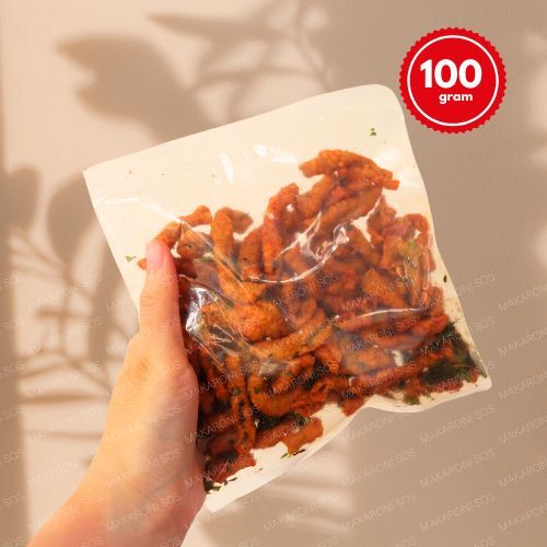 

MAKARONI SOS - KERIPIK USUS PEDAS DAUN JERUK 100 GR | CAMILAN RENYAH VIRAL MURAH KEKINIAN