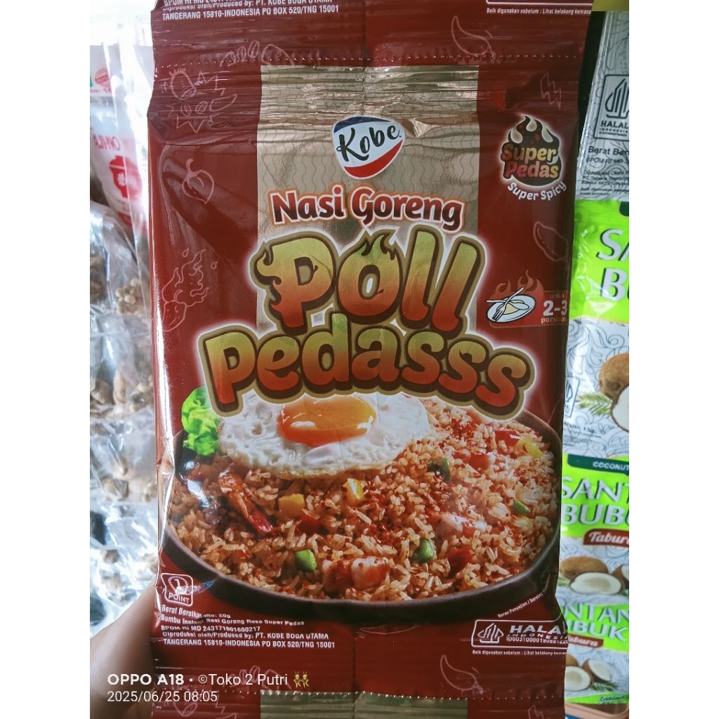 

KOBE Nasi Goreng Poll Pedass ECER