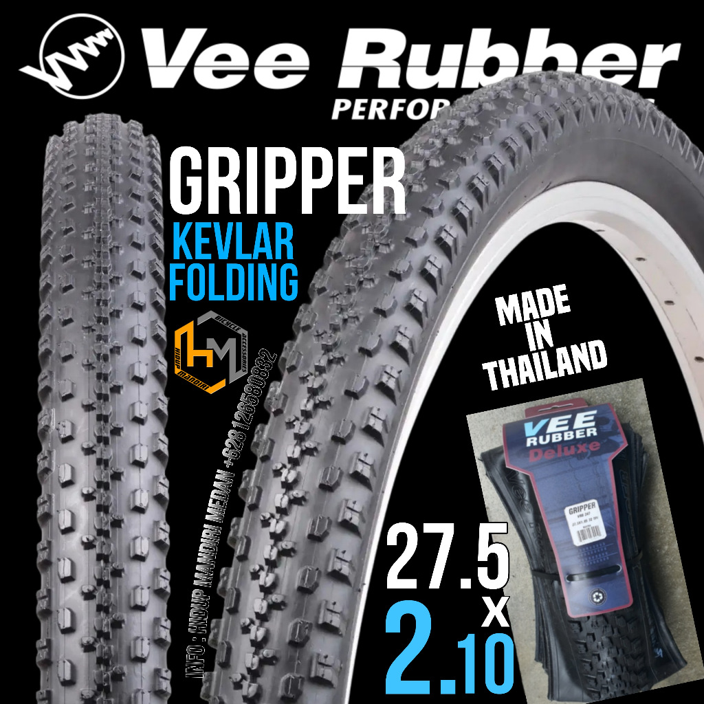 Ban Luar Kevlar Lipat Vee Gripper 27.5 x 2.10  Folding Sepeda Rubber Tire Bukan Maxxis Kenda Pace Cr