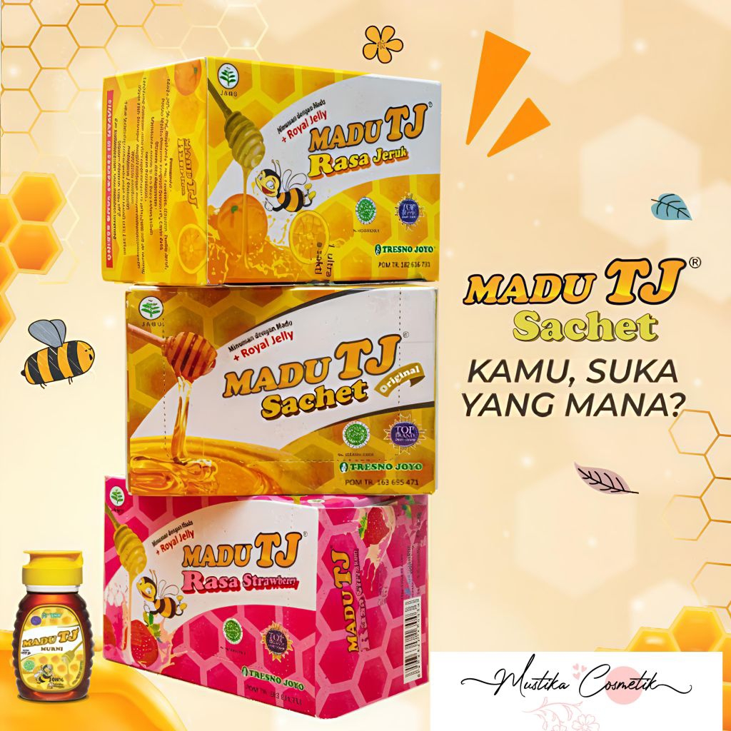 

MADU TJ SASET ORIGINAL ISI 12 SASET + Royal jelly