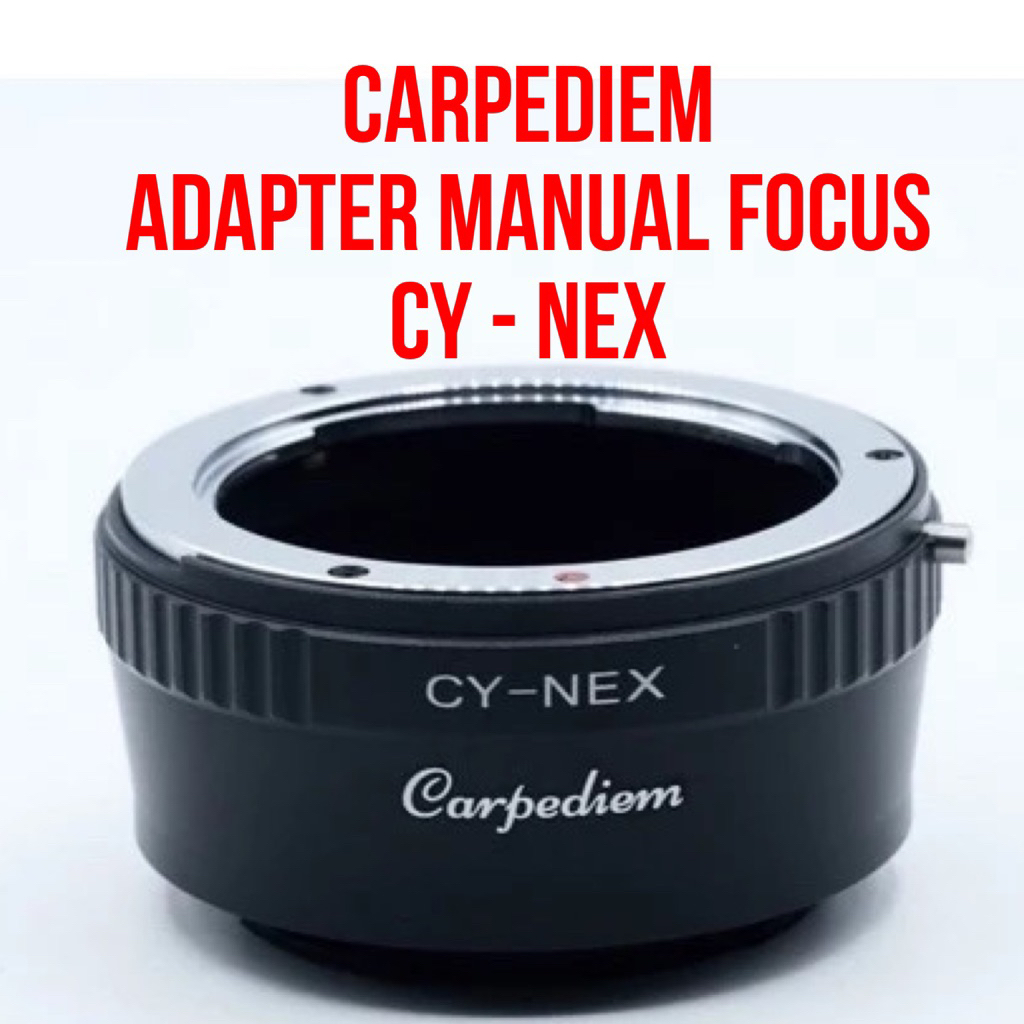 Carpediem Lens Adapter  | CY C/Y G - NEX | Lensa Contax Yashica Lenses to Body Camera Sony NEX E Mou
