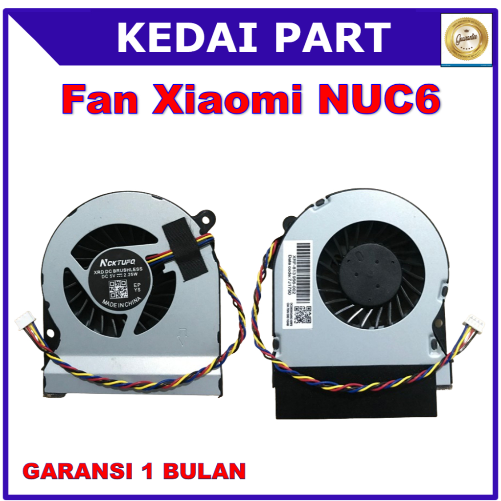 Kipas Fan Xiaomi Intel Skull Canyon NUC6 NUC 6 i3 i5 i7 NUC6I7KYK KSB0605HB KSB0605HBW5Y OEM