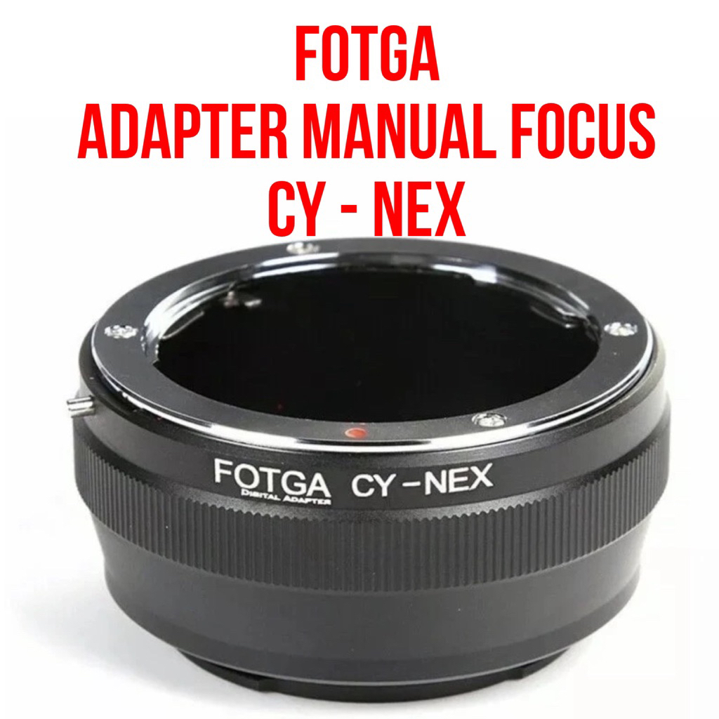Fotga Lens Adapter  | CY C/Y G - NEX | Lensa Contax Yashica Lenses to Body Camera Sony NEX E Mount M