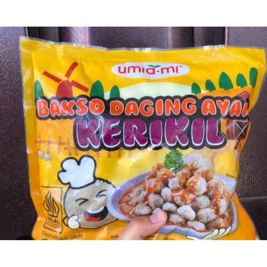 

Umiami Bakso Daging Ayam Kerikil 500gram