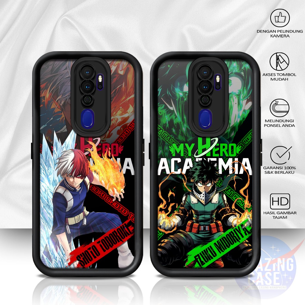 Case Premium Compatible For OPPO A5 2020 A9 2020  Motif ACDMIA Casing Softcase Glossy Anti Jamur