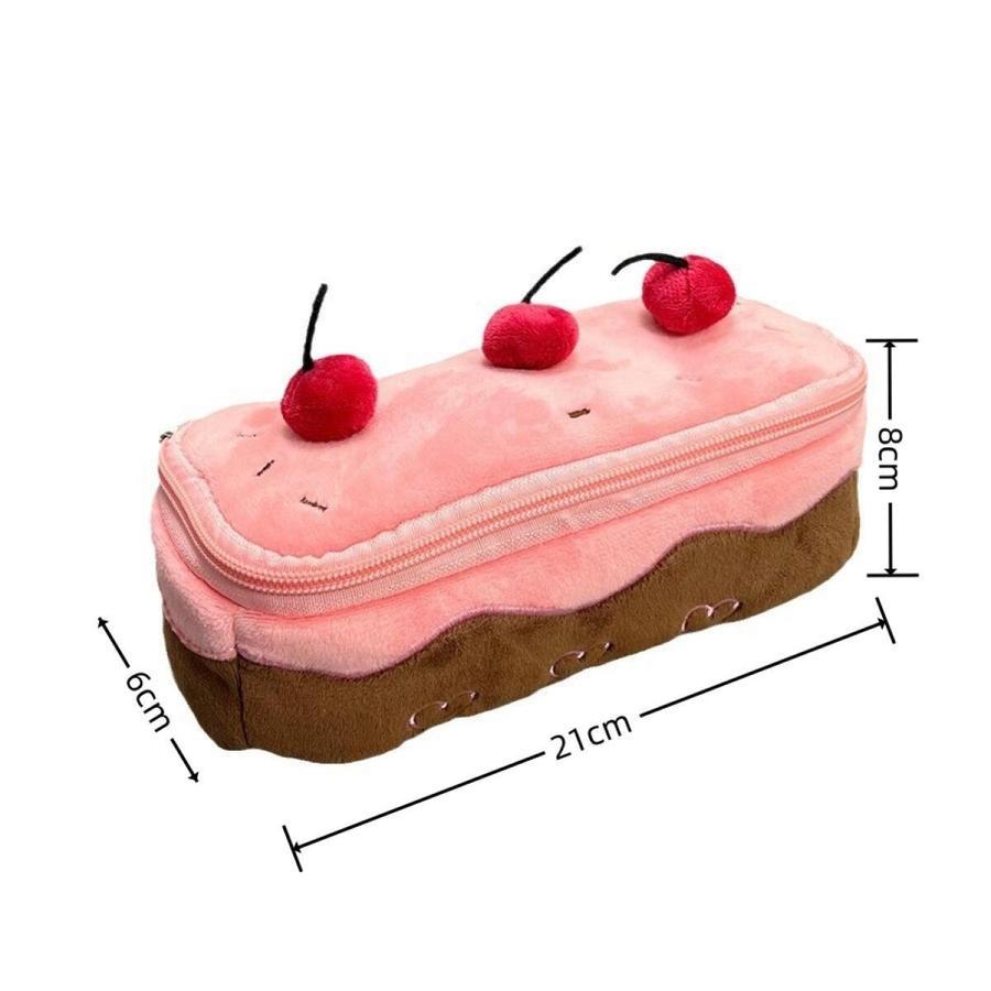 

Case Pink Tempat Pensil kawaii Pink Roll Cake Study Stationery School Kotak Alat Tulis Anak