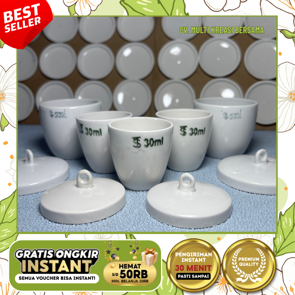 KRUSIBEL PORSELEN / CRUCIBLE PORCELAIN / CAWAN KRUSIBEL