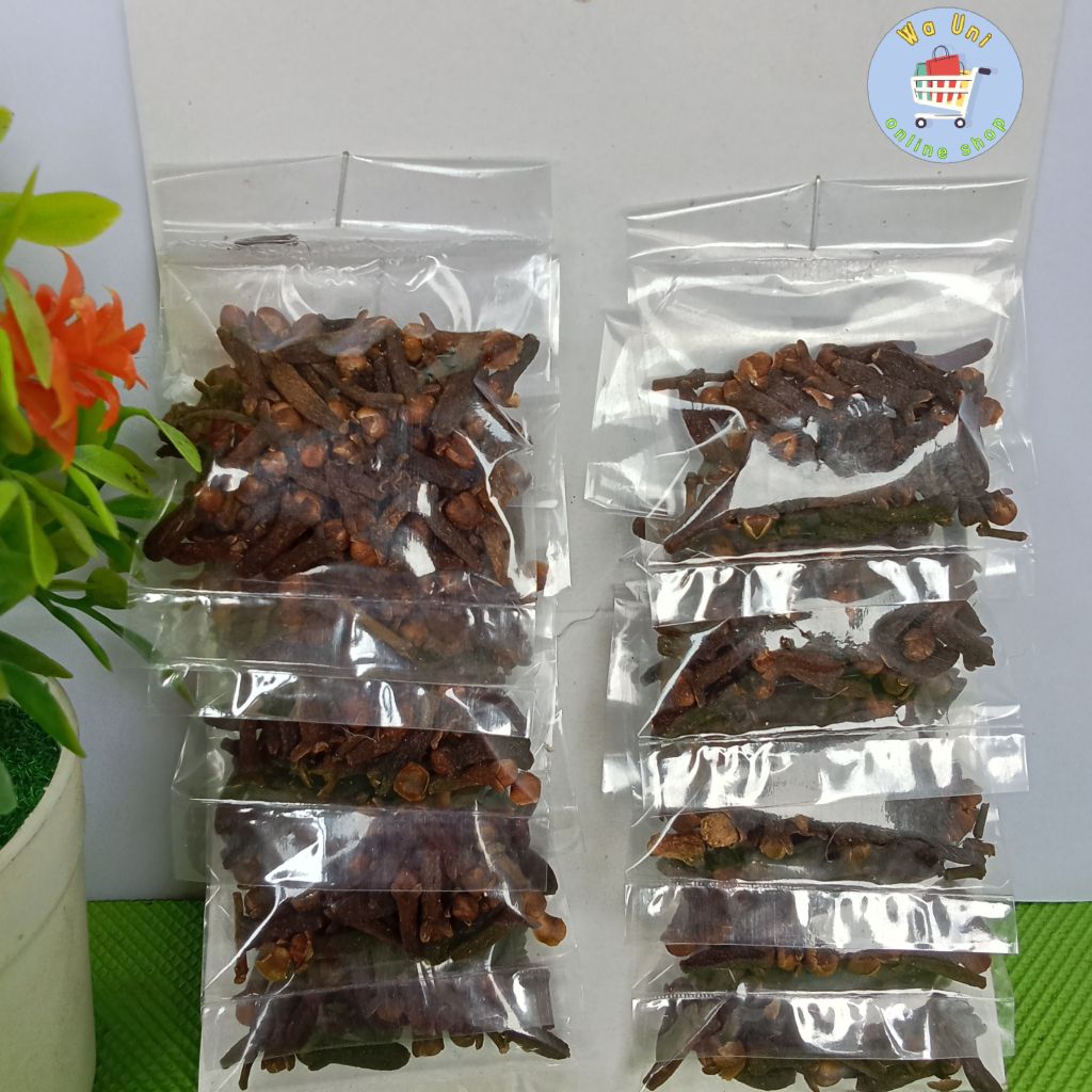 

Cengkeh renceng isi 10 bungkus - bumbu dapur - rempah - herbal - penyedap