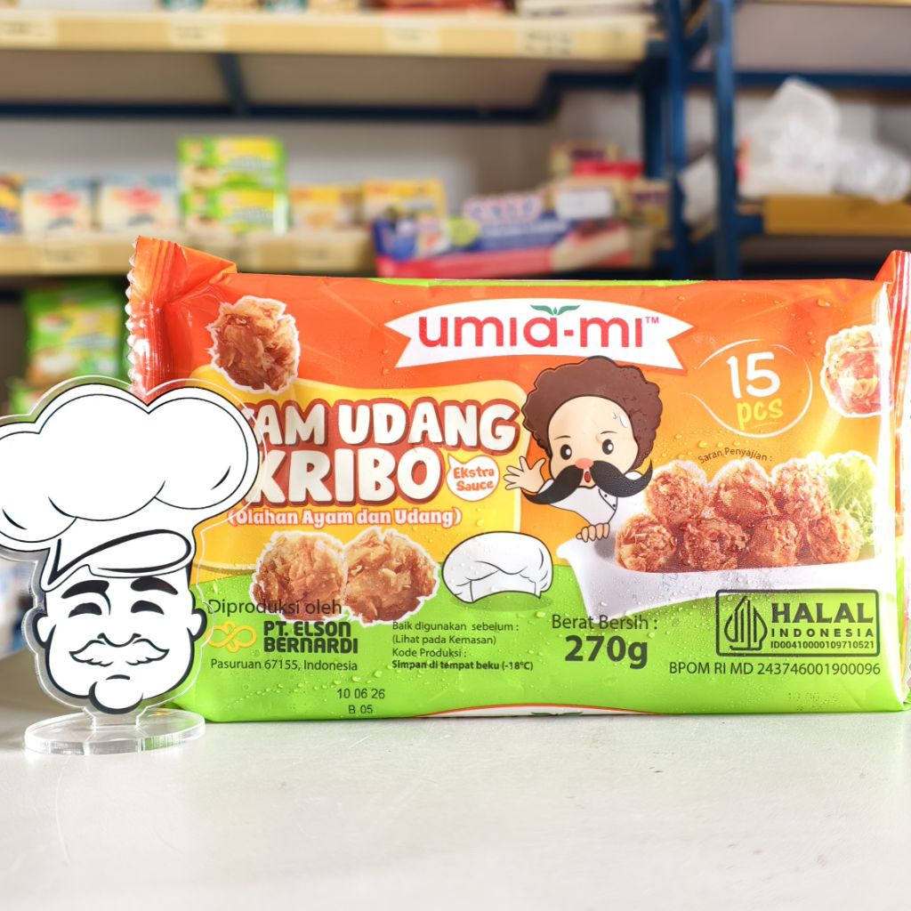 

Umiami Ayam Udang Kribo Isi 15Pcs 270Gr / Umiami Udang Kribo Ayam 15Pcs 270Gr
