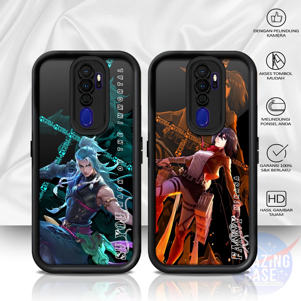 Case Premium Compatible For OPPO A5 2020 A9 2020  Motif HEROML Casing Softcase Glossy Anti Jamur