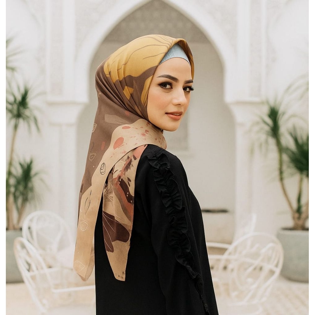 PROMO/JAMIMA/JILBAB VOAL PREMIUM/GROSIR HIJAB/HIJAB SEGI EMPAT/VOAL MOTIF PREMIUM/DEENAY KW