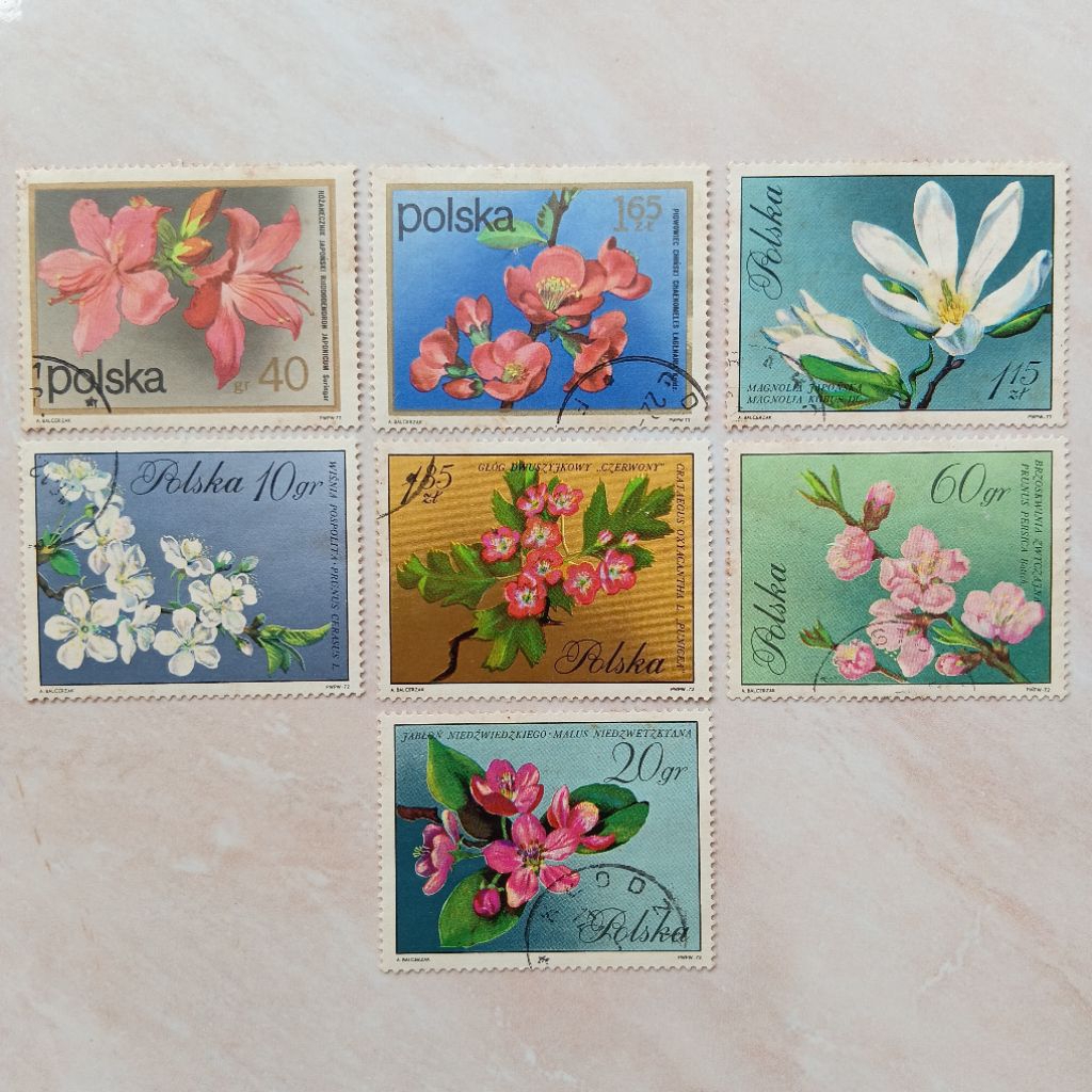

Perangko Prangko Jadul Polandia Seri Campur Tema Bunga 7 Pcs 1971-1972 - YN2513