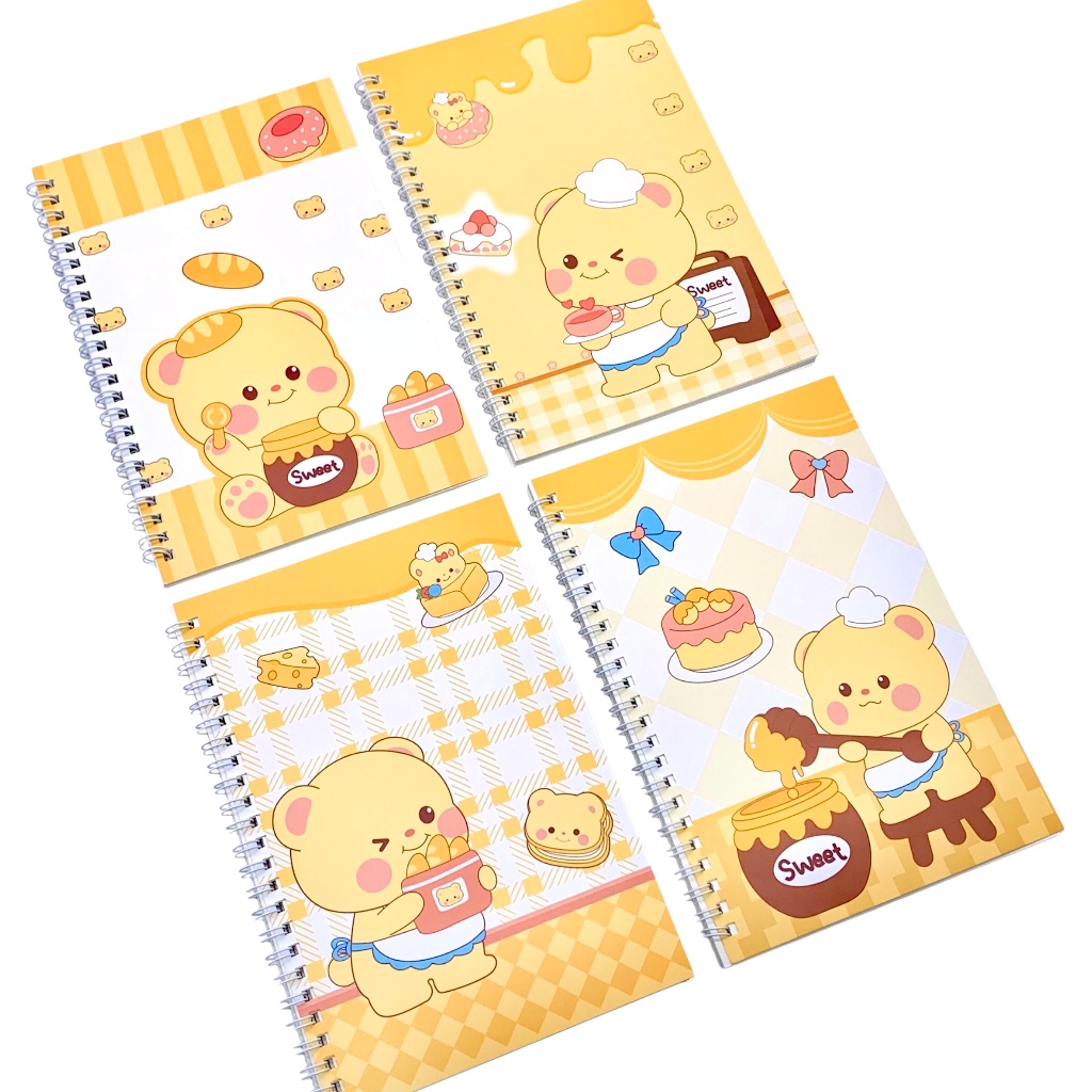 

(A5) NOTEBOOK SPIRAL 2099-88801 BUTTER BEAR (40 LEMBAR) / BUKU TULIS CATATAN