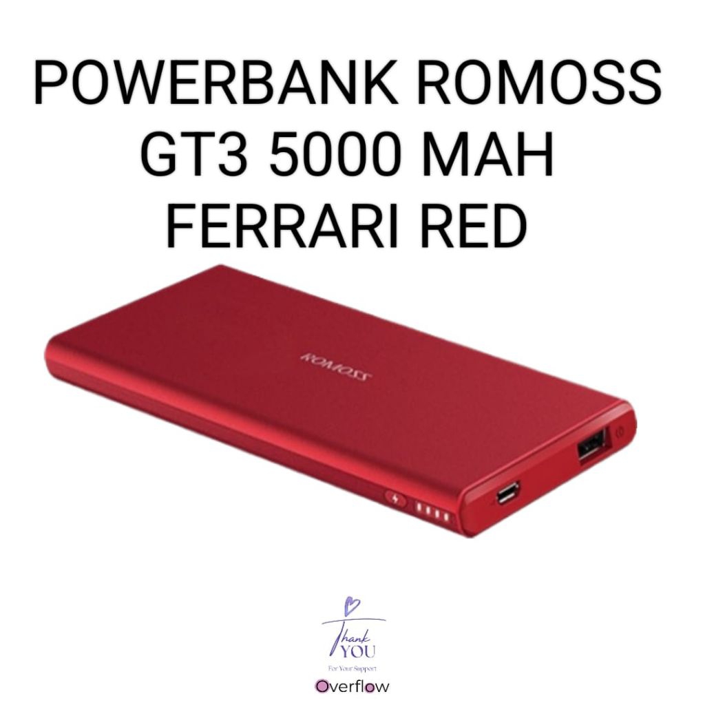 POWERBANK ROMOSS GT3 / SPIRIT 5000 MAH