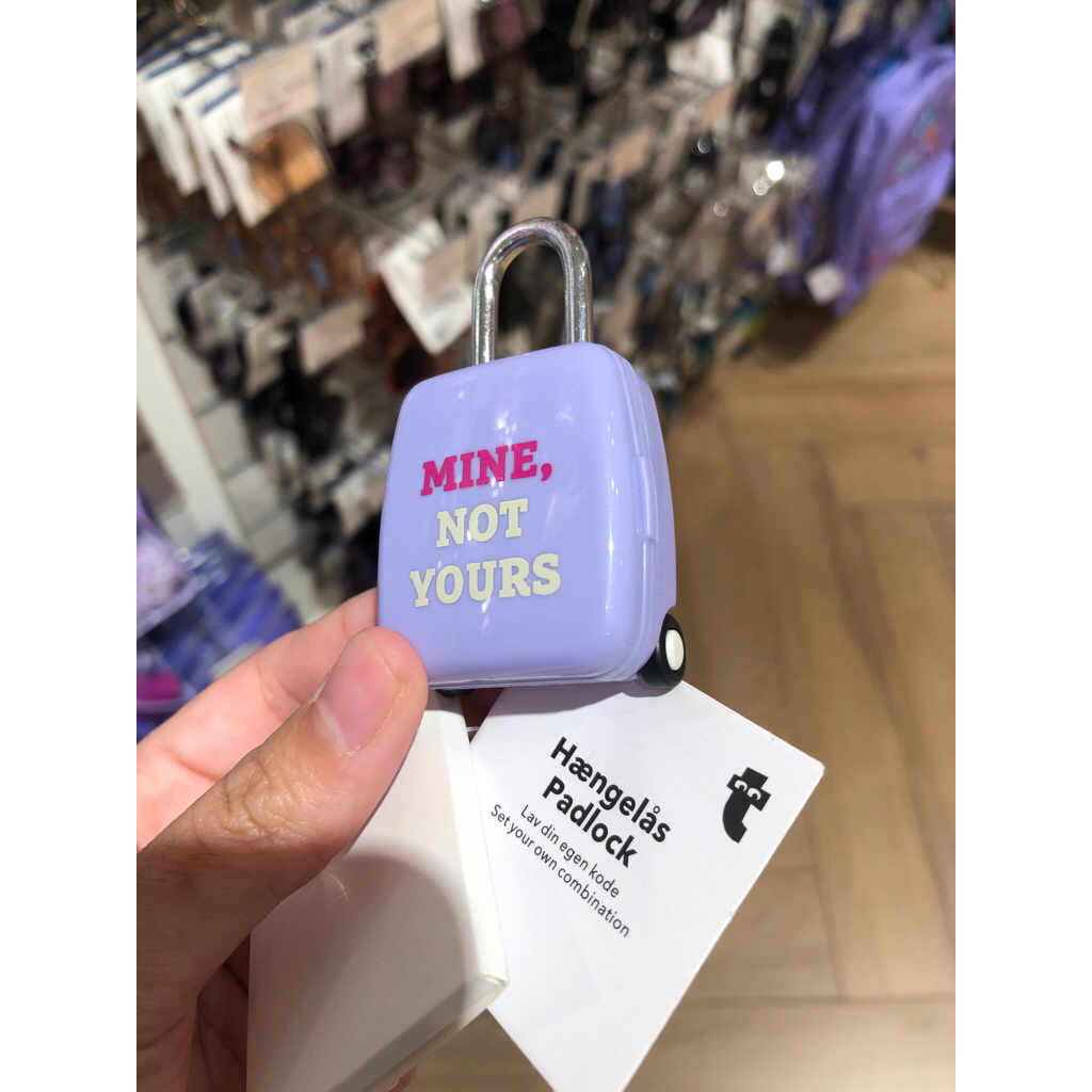 [JASTIP FLYING TIGER] Gembok Mini Koper Ungu