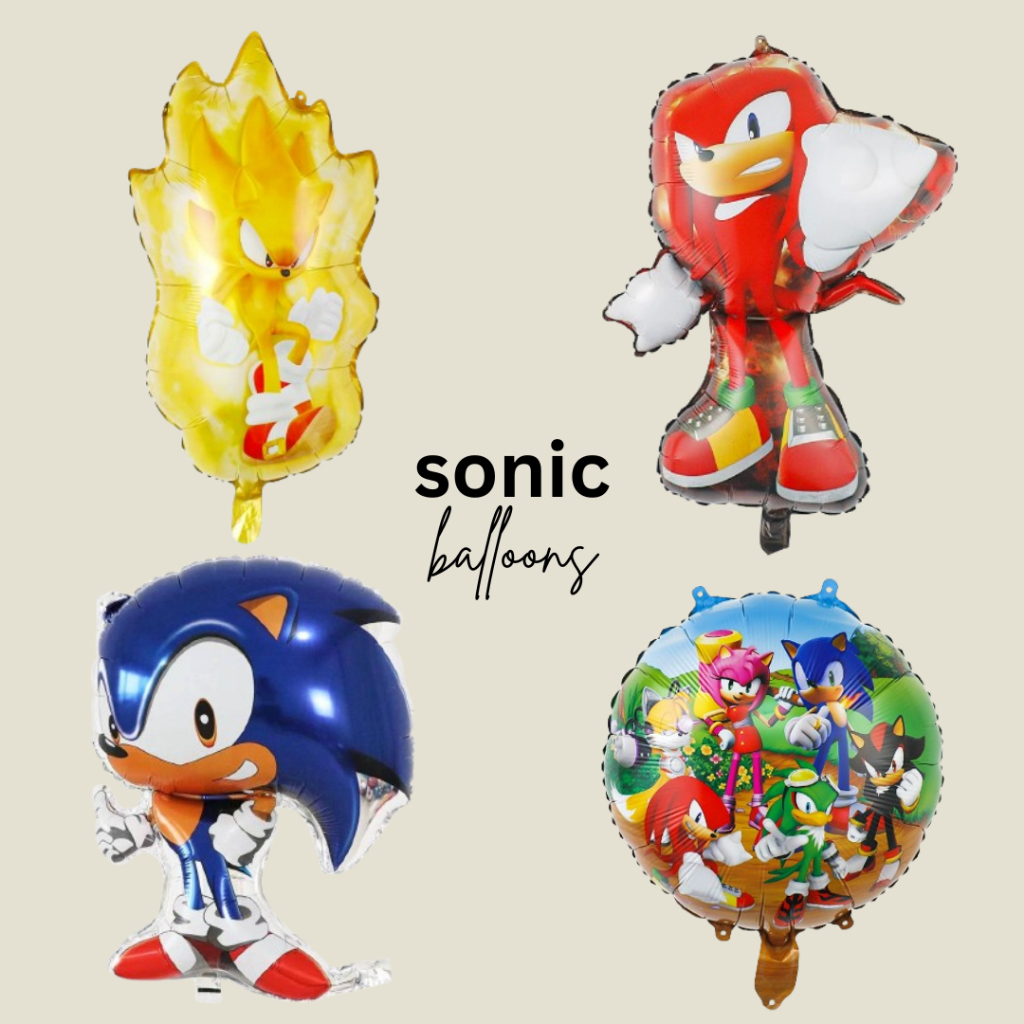 Balon Foil Sonic / Balon Sonic The Hedgehog