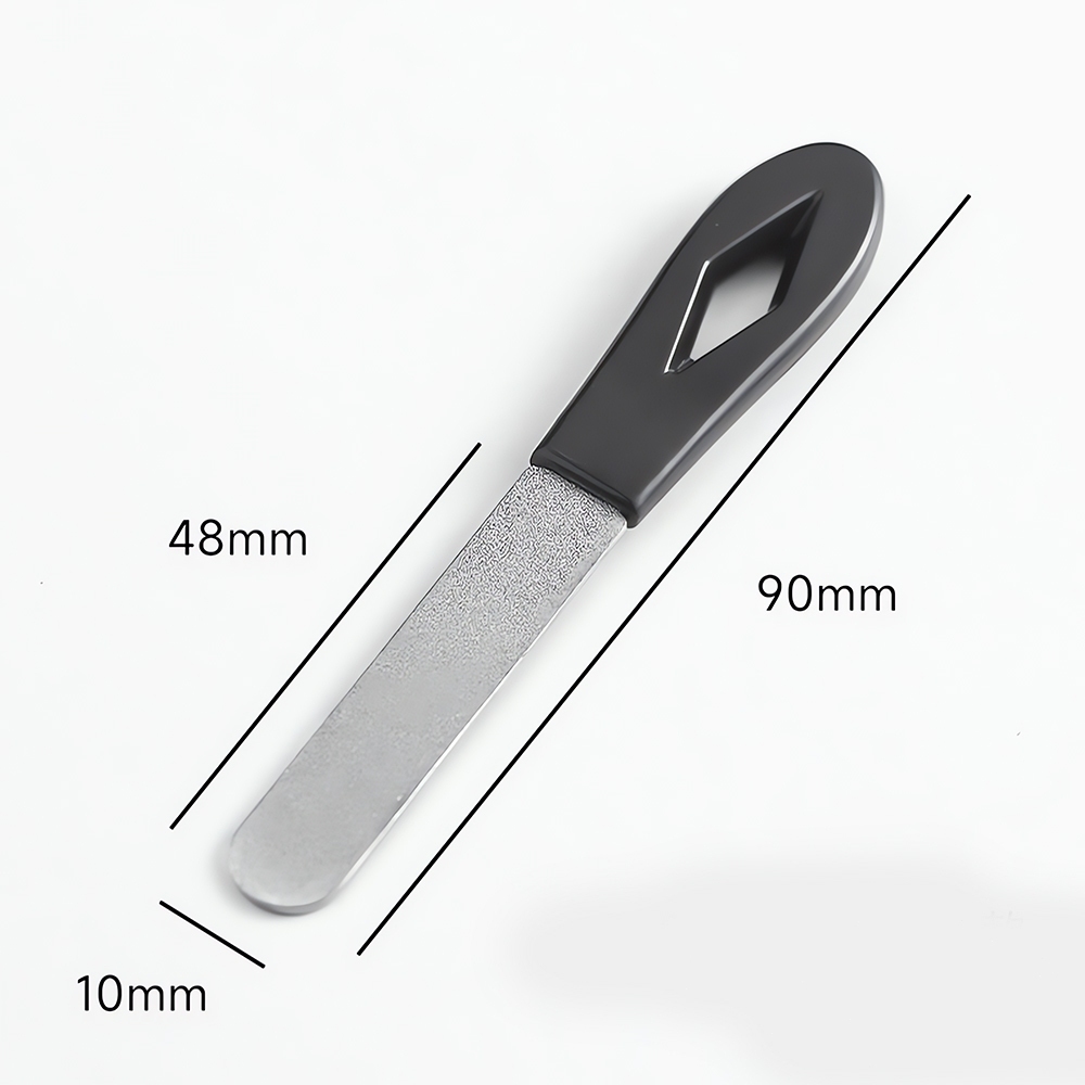 ESPADA -  Amplas Dua Sisi Baja Tahan Karat Kilkir Kuku Amplas Alat Kikir Kuku Batang Amplas Alat Kik