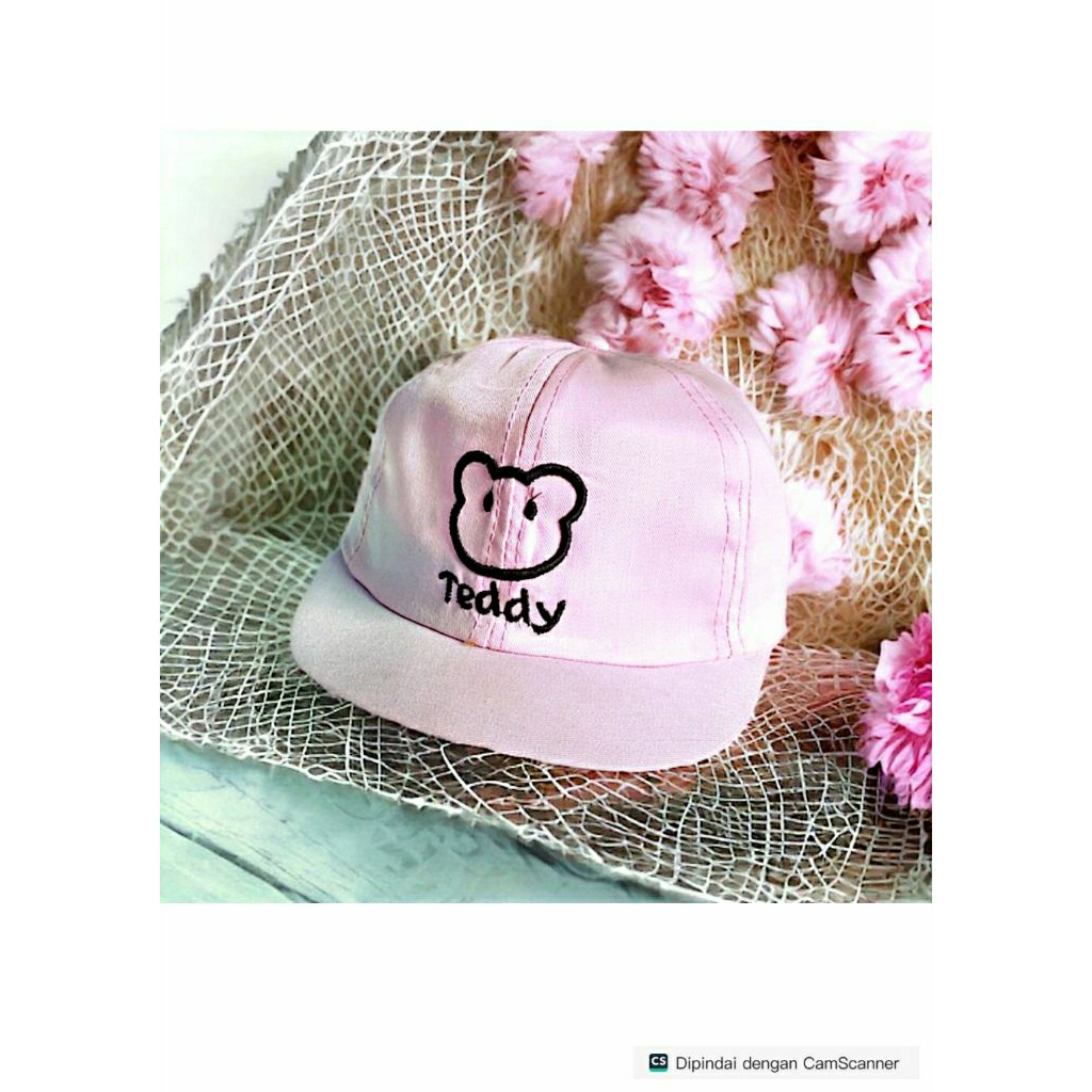 Topi Anak Laki Laki Perempun bordir lidah pendek