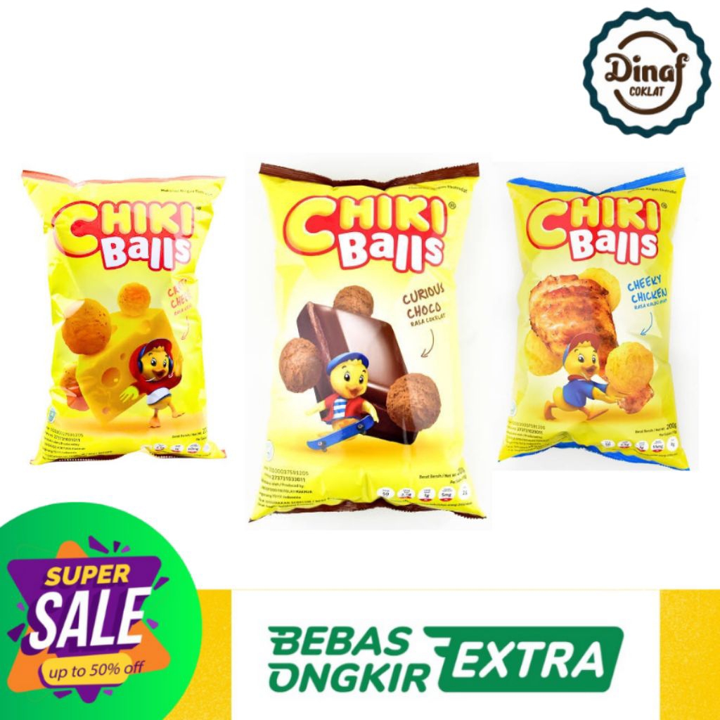 

Chikiball Snack 200 Gr – Rasa Coklat / Keju / Kaldu Ayam