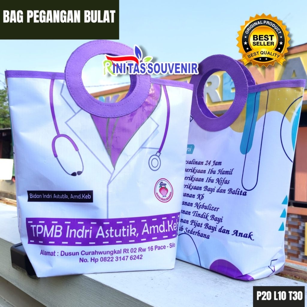 Tas Bidan Pegangan Bulat tas pegangan bulat bidan tas partus bidan tas persalinan bidan