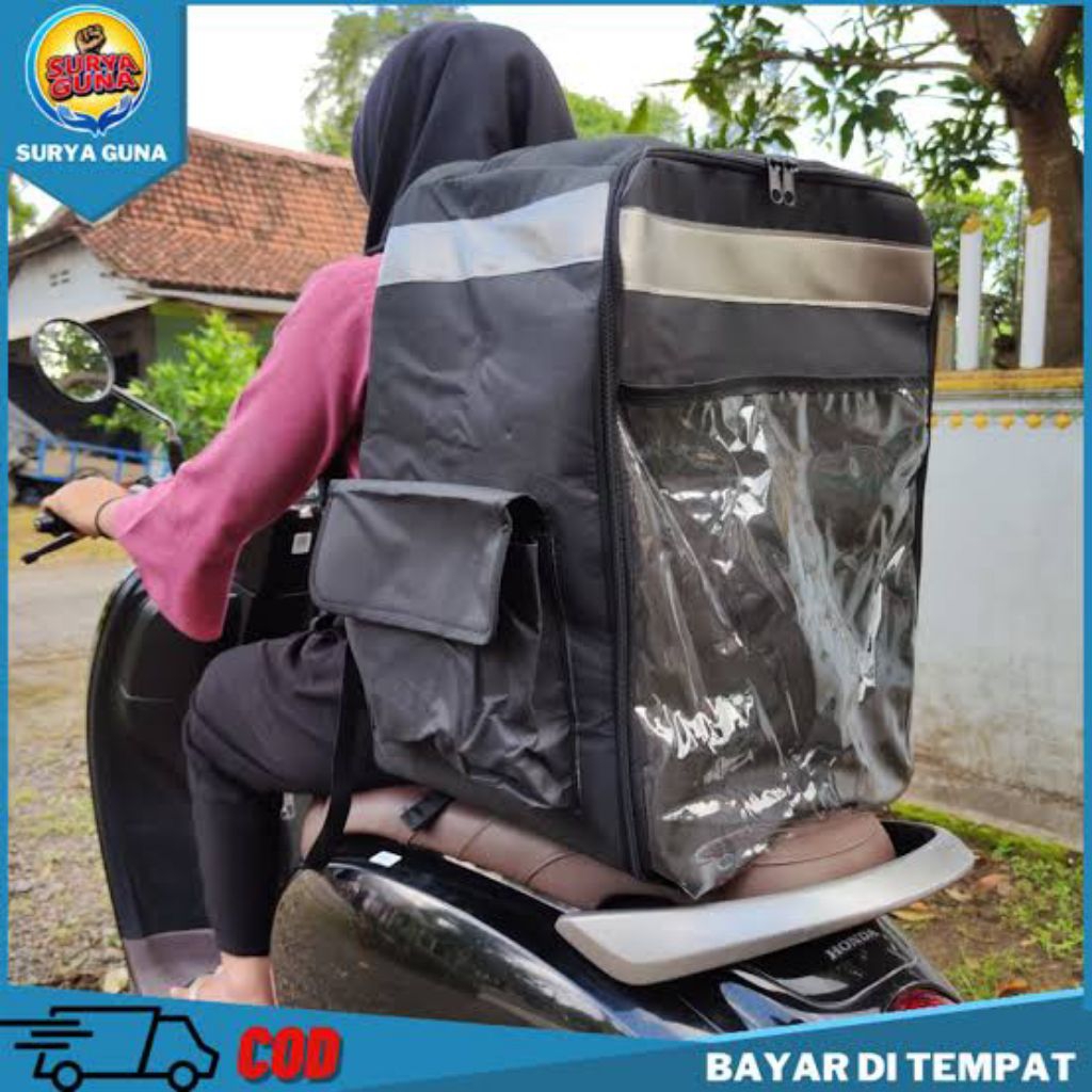 YN846 Tas Delivery Gofood tas punggung kurir tas ransel cargo