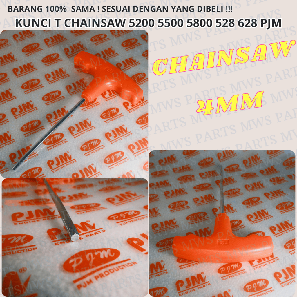 KUNCI T GUIDE T KUNCI L KUNCI BAUT BLOK KUNCI BAUT BLOCK MESIN CHAINSAW MINI CHAINSAW KECIL SINSO KE