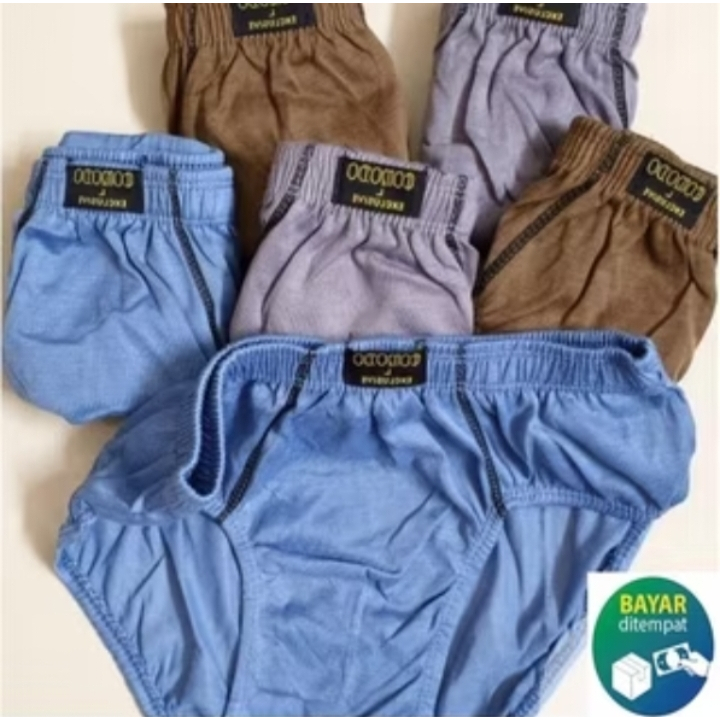 6 PCS Sempak Cowok Celana Dalam Pria Dewasa celana dalam laki-laki Harga Grosir sempak laki-laki Ter