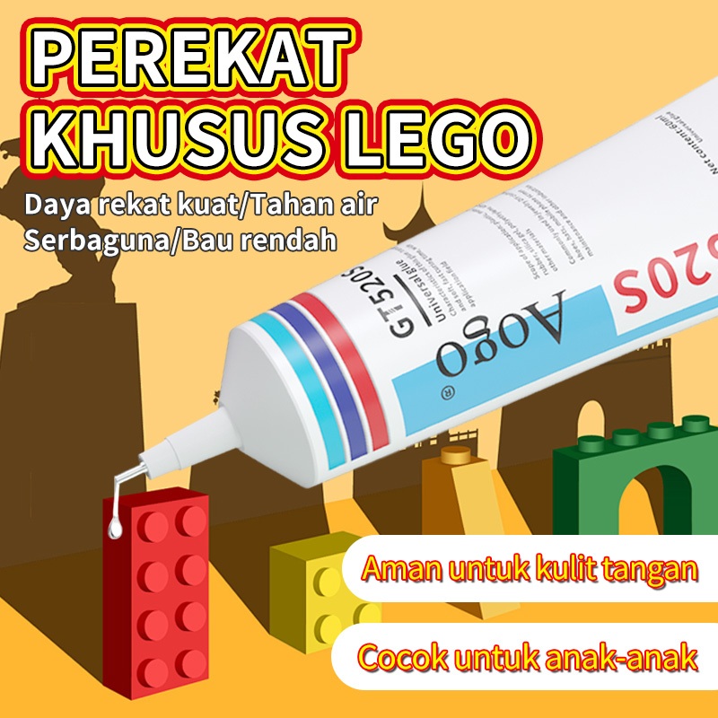 

Aogo Lem Khusus Mainan & Balok/Cepat Kering/Tahan Lama & Tidak Merusak