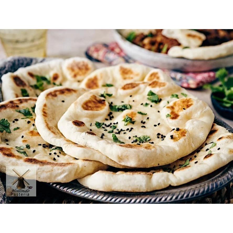 

Naan Indian Garlic Flat Bread pack of 5 naan or 8 naan