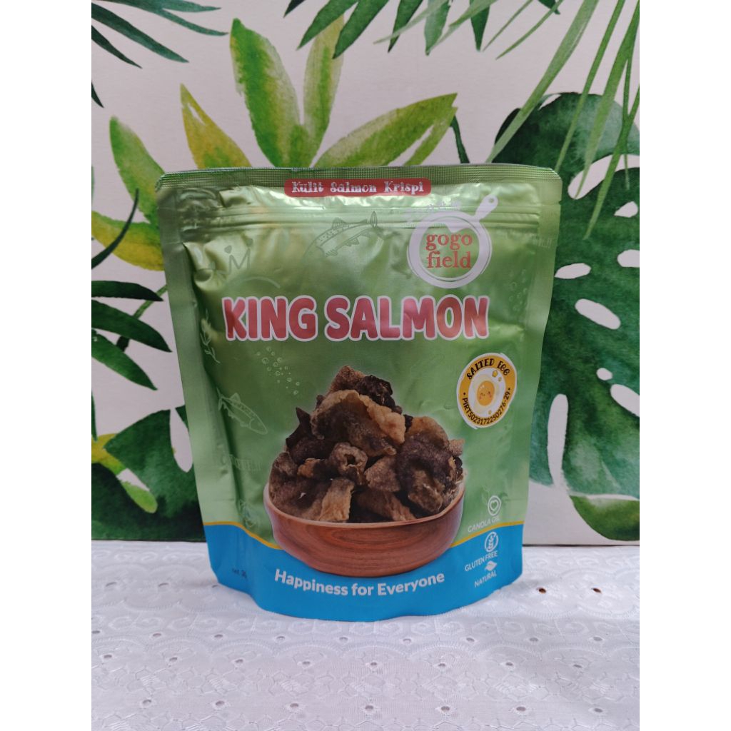 

Gogo Field King Salmon / Kulit Ikan Salmon Krispi 30gr (Gluten free)