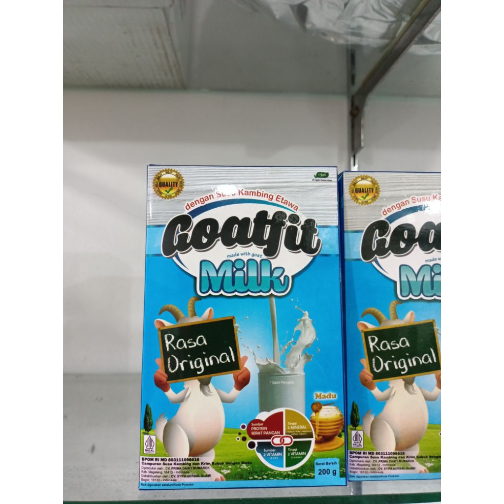 

GoatFit Milk Original Susu Kambing Etawa Plus Madu Syifa 200gr