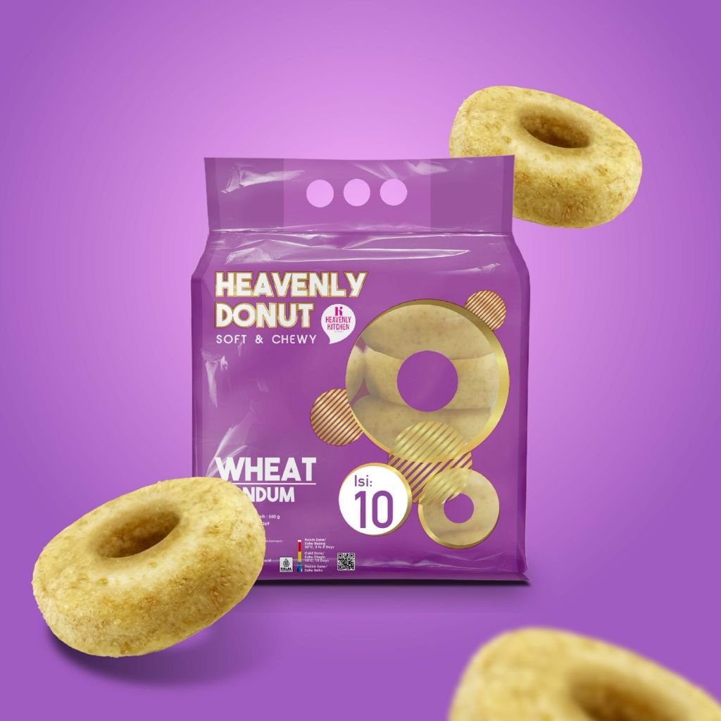 

Heavenly - Donat Gandum [1pack isi 10pcs]