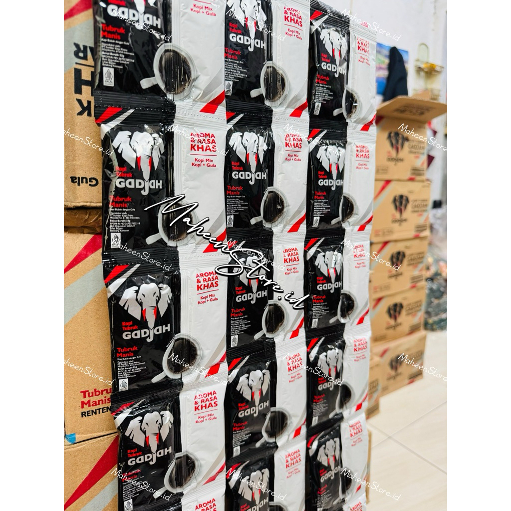 

Kopi Gadjah Tubruk Gula Pisah 10 Sachet