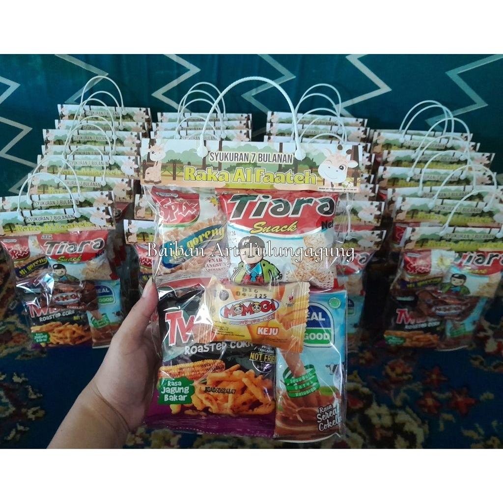 

[Isi 10 Pack] PAKET SNACK ULTAH/HAMPERS SNACK PS002