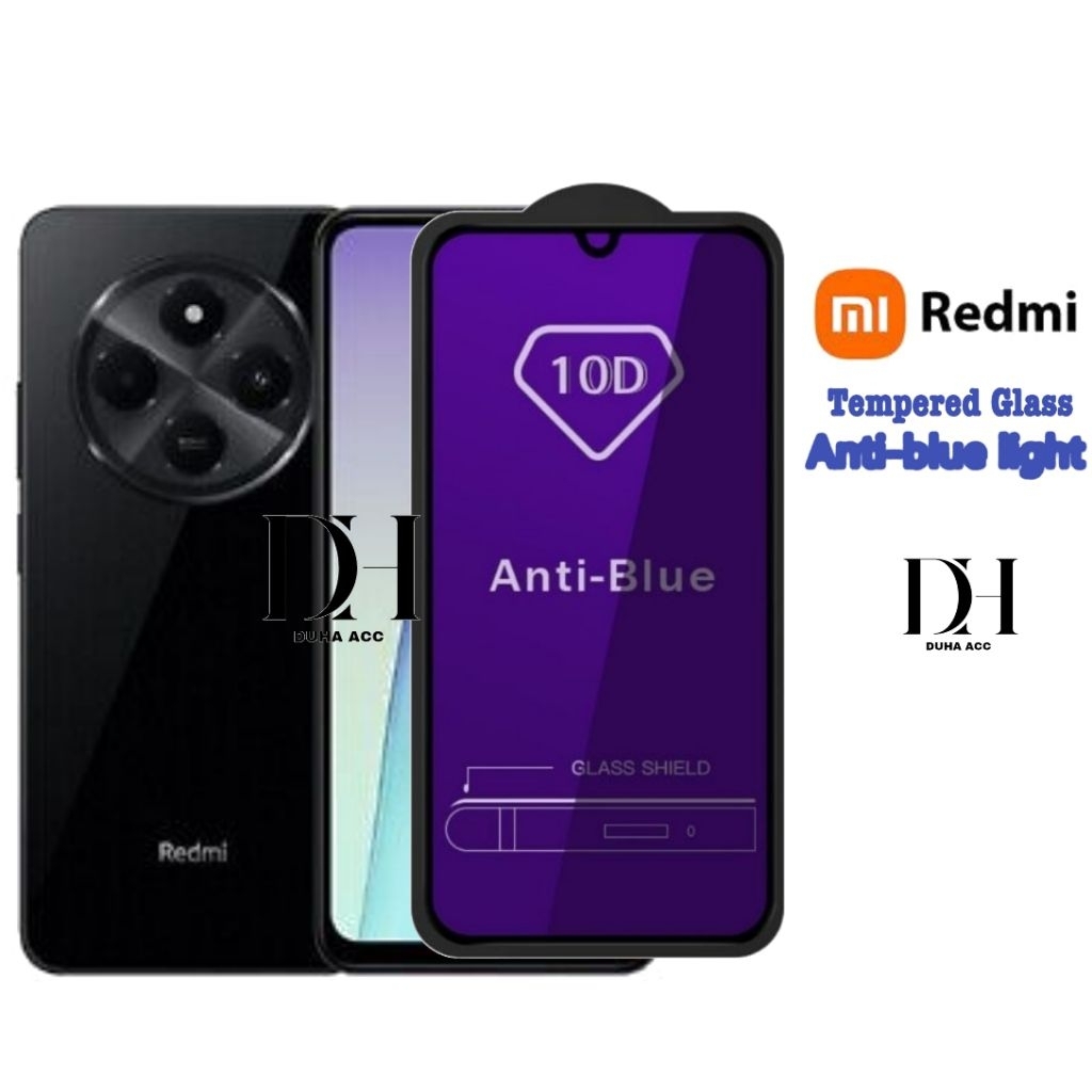 tempered glass anti blue light type Redmi A5 A3 9 9a 9c 9c Nfc 9i 9 Prime 9t 8 8a 8a Pro 7 7a 6 6a 5