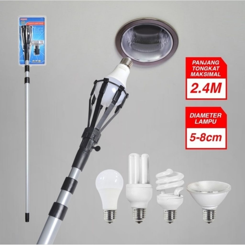 Kenmaster Alat Pengganti Lampu / Tongkat pengganti lampu