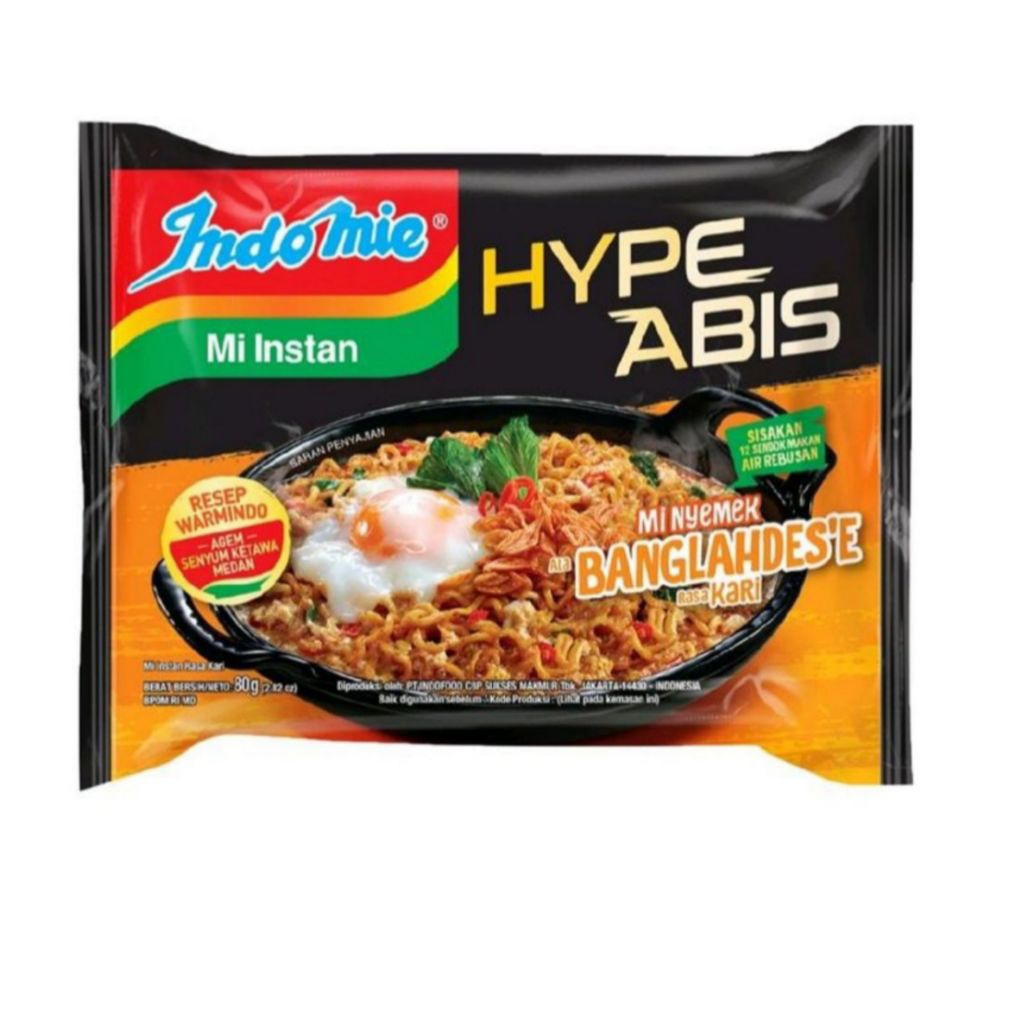 

Indomie Mi Nyemek Banglahdes'e 1 Pcs