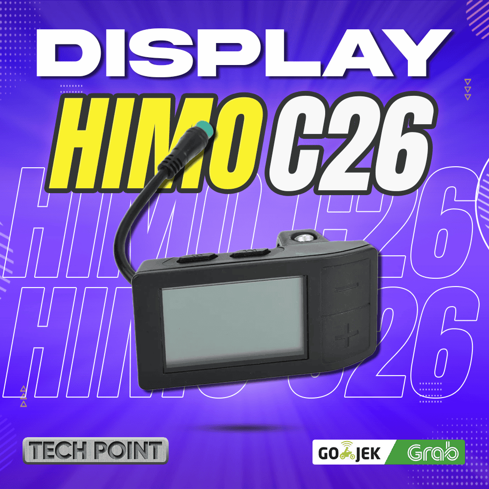 Display Sepeda Listrik Himo C26 - Layar Pengganti Speedometer LCD