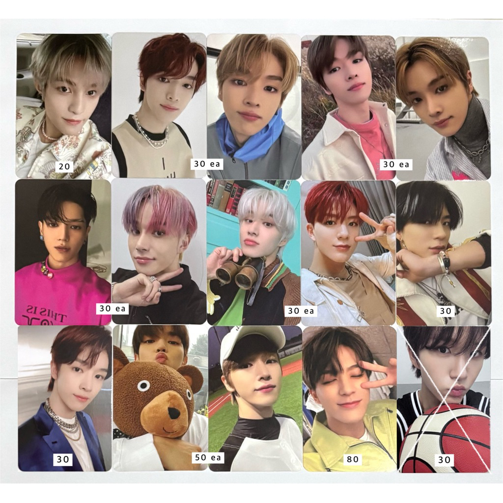 [BACA DESC] wts photocard nct yangyang sungchan taeyong jungwoo jeno departure universe photobook ba