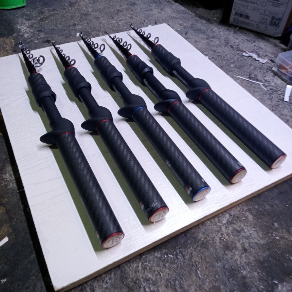 joran bc custom teleskopik ring fuji 160 cm handle carbon