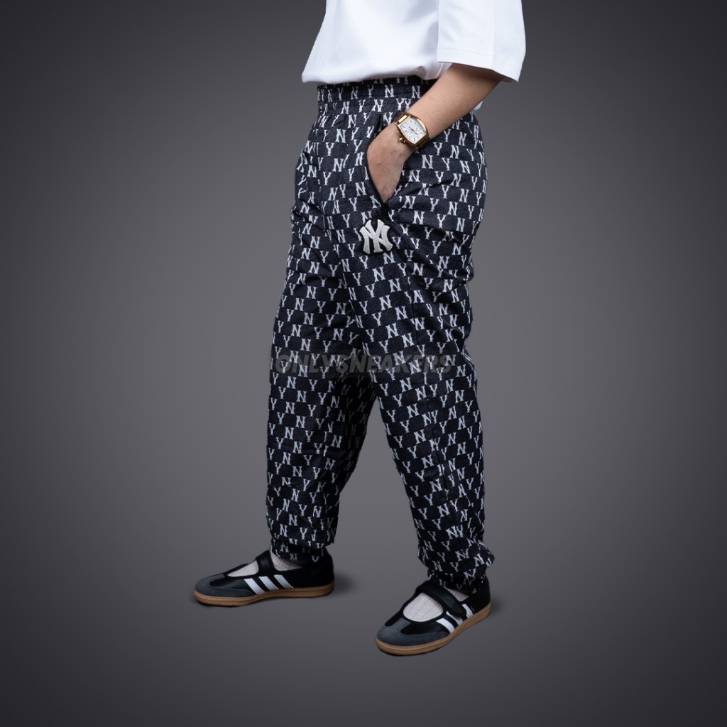 MLB NEW YORK YANKEES MONOGRAM WOVEN BLACK  JOGGER