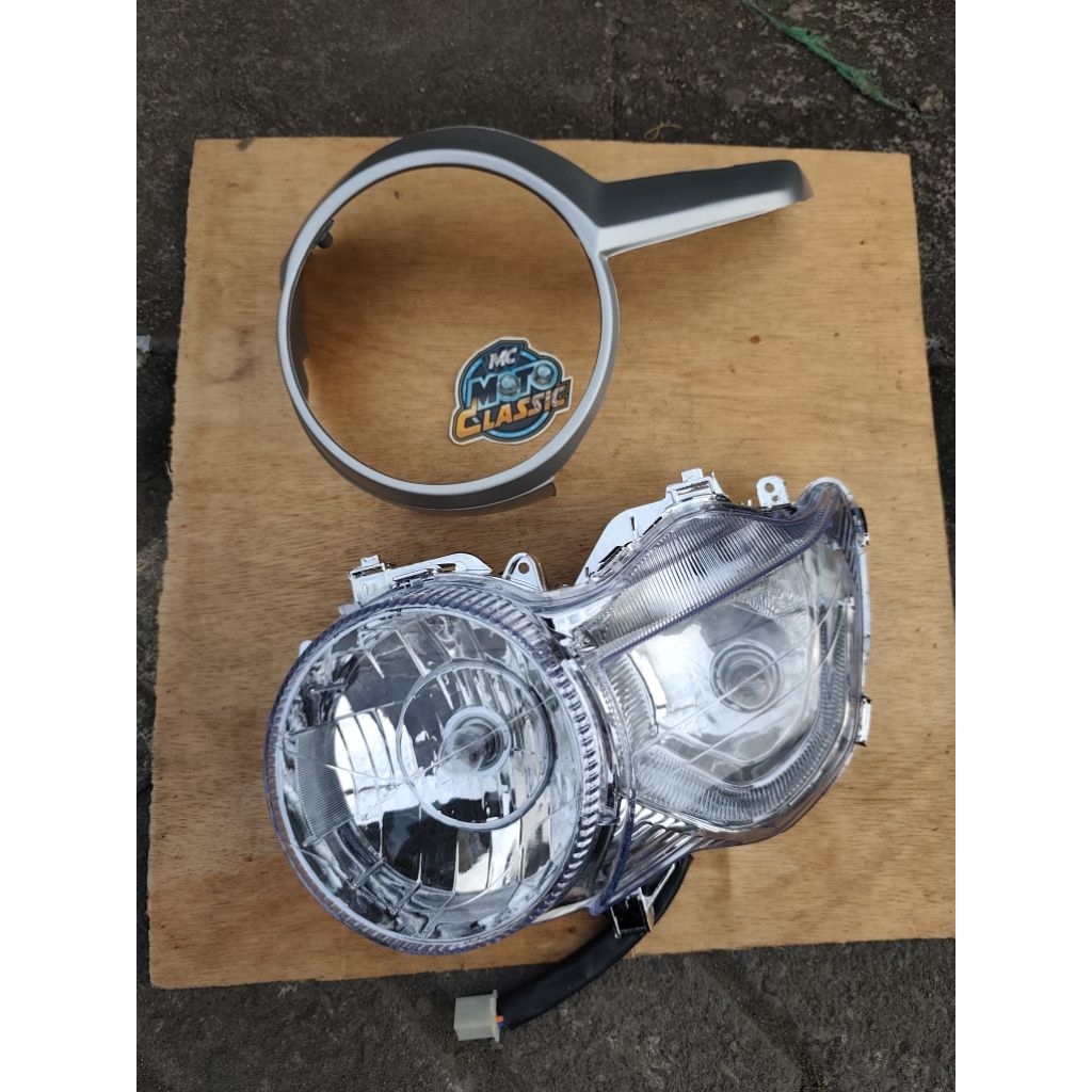 lampu depan pece tiger revo set daymaker / reflektor pece reflektor tiger revo pece narita