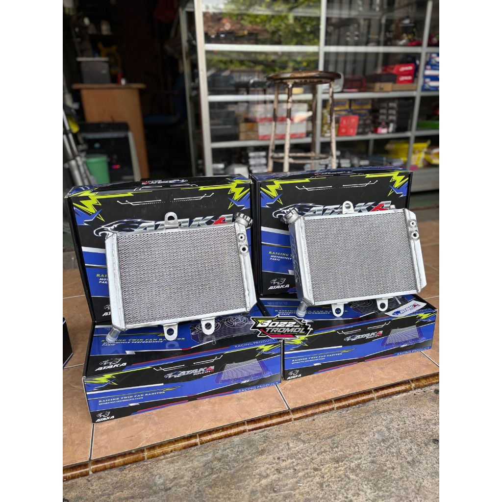 Radiator Ataka Racing Ninja R Ninja Ss Ninja Rr lengkung / Radiator lengkung Ataka Racing Ninja R / 