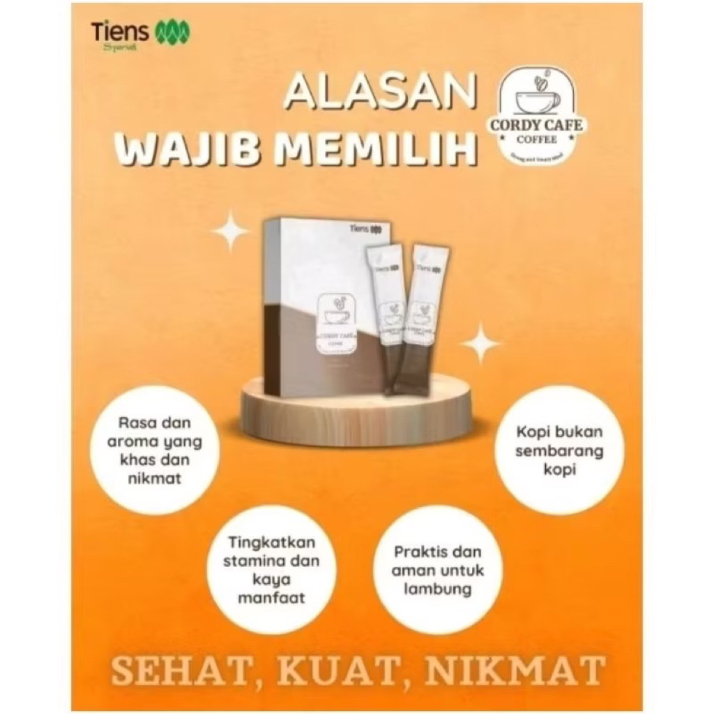 

Cordy cafe Tiens isi 10 sachet original