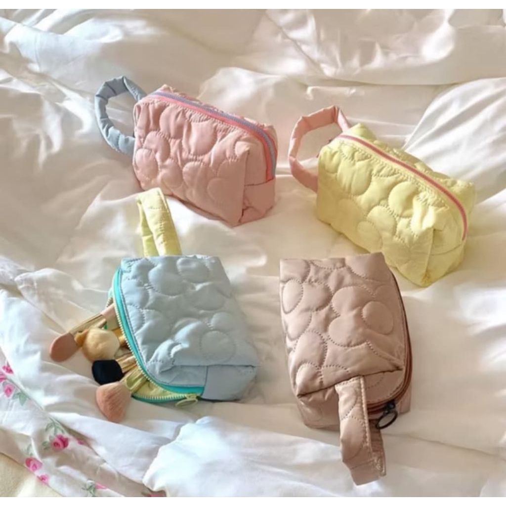 

TEMPAT PENSIL POUCH MAKEUP TAS KOSMETIK BOW PITA COQUETTE Y2K AESTHETIC KOTAK PENSIL