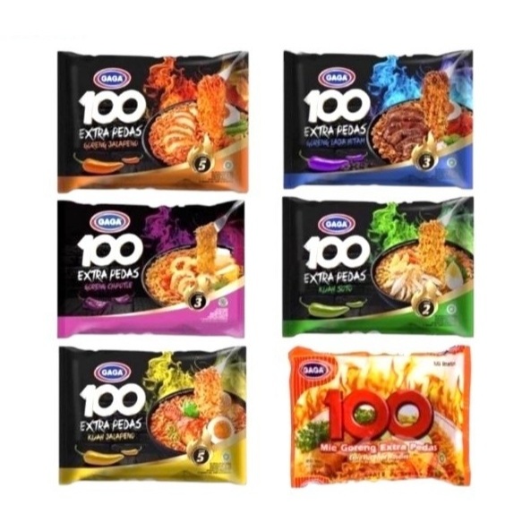 

mie gaga extra pedas 100 goreng kuah